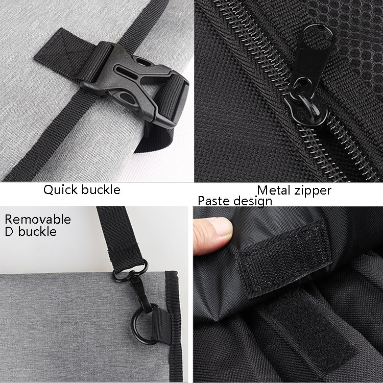WESSLECO Chef Knife Tool Storage Bag Borsa per coltelli in tessuto Oxford, WESSLECO Gray