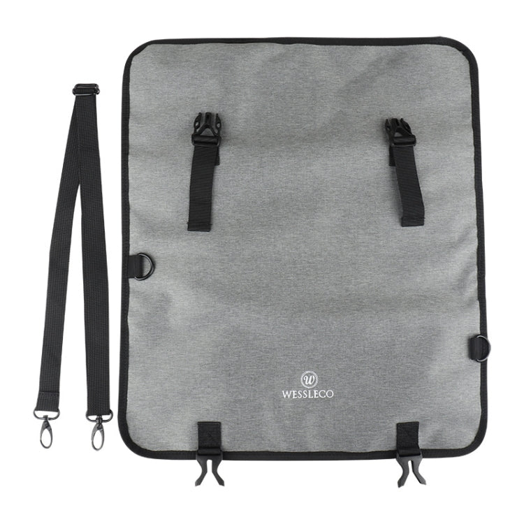 WESSLECO Chef Knife Tool Storage Bag Borsa per coltelli in tessuto Oxford, WESSLECO Gray