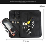 WESSLECO Chef Knife Tool Storage Bag Borsa per coltelli in tessuto Oxford, WESSLECO Gray