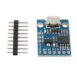 Scheda sviluppo MCU Mini USB Attiny85 24x18mm
