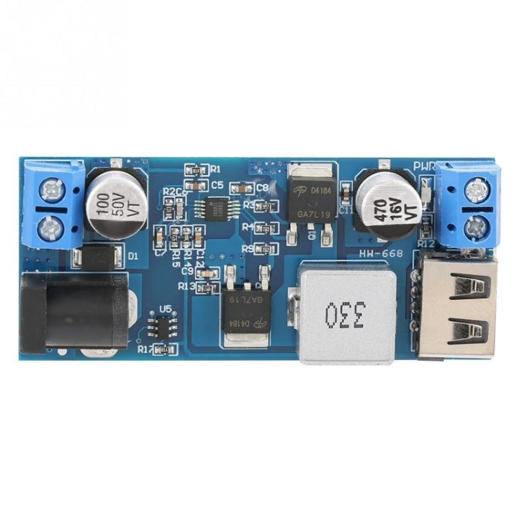 Modulo buck DC 12V/24V a 5V 6A USB 30W alimentazione