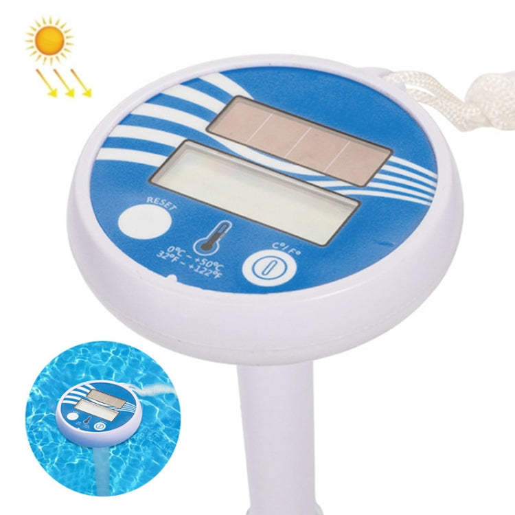 BL9057 Termometro solare per piscina Attrezzatura per piscina Termometro galleggiante per acqua con funzione di visualizzazione digitale, BL9057