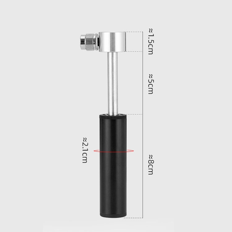 Bicicletta Piccola pompa in lega di alluminio Mini tubo di alimentazione portatile per pallacanestro, Aluminum Alloy Pump(Black), Aluminum Alloy Pump(Red), Aluminum Alloy Pump(Blue), Aluminum Alloy Pump(Silver), Aluminum Alloy Pump(Golden)