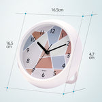 Orologio da parete rotondo impermeabile Ornamenti per orologio da tavolo da cucina e da bagno, Round Waterproof Wall Clock