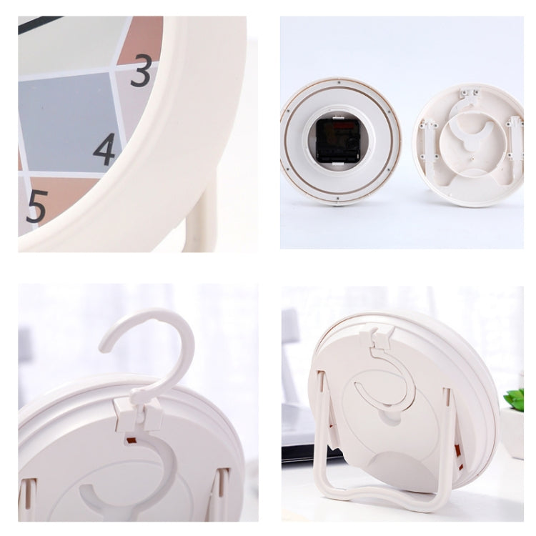 Orologio da parete rotondo impermeabile Ornamenti per orologio da tavolo da cucina e da bagno, Round Waterproof Wall Clock
