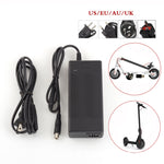 THGX-4202 42V / 2A DC 5.5mm Porta di ricarica Adattatore di alimentazione per scooter elettrico universale Caricabatteria al litio per Xiaomi Mijia M365 e Ninebot ES2 / ES4,, EU Plug, US Plug, UK Plug, AU Plug