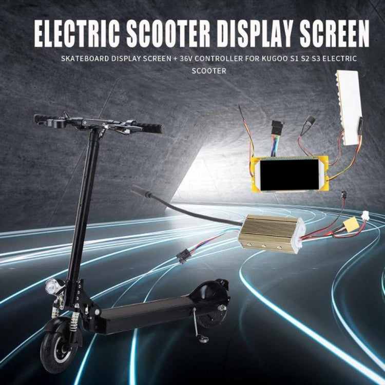 Accessori di ricambio per la scheda di controllo principale dello schermo di visualizzazione a LED per scooter elettrico per le serie Kugoo S1 / S2 / S3, Controller+Display