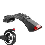 Per parafango posteriore in lega di alluminio in fibra di carbonio per scooter elettrico da 5 pollici / 5,5 pollici / 6,5 pollici con fanale posteriore a LED