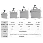 BUBM FMBX Borsa per laptop Borsa per computer aziendale Borsa per computer di grande capacità, 13 inch, 14 inch, 15 inch, 11/12 inch
