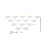 Luce per specchio per trucco a LED Luce di riempimento per bellezza Luce anteriore per specchio con sensore a mano, 2 Bulbs, 6 Bulbs, 10 Bulbs, 14 Bulbs