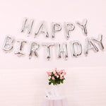 2 PCS 16 pollici Happy Birthday Letter Alluminio Film Palloncino Decorazione festa di compleanno Specifica:
