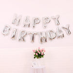 2 PCS 16 pollici Happy Birthday Letter Alluminio Film Palloncino Decorazione festa di compleanno Specifica: