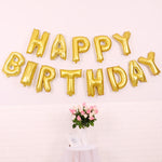 2 PCS 16 pollici Happy Birthday Letter Alluminio Film Palloncino Decorazione festa di compleanno Specifica: