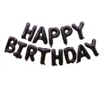 2 PCS 16 pollici Happy Birthday Letter Alluminio Film Palloncino Decorazione festa di compleanno Specifica: