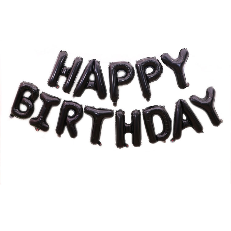 2 PCS 16 pollici Happy Birthday Letter Alluminio Film Palloncino Decorazione festa di compleanno Specifica: