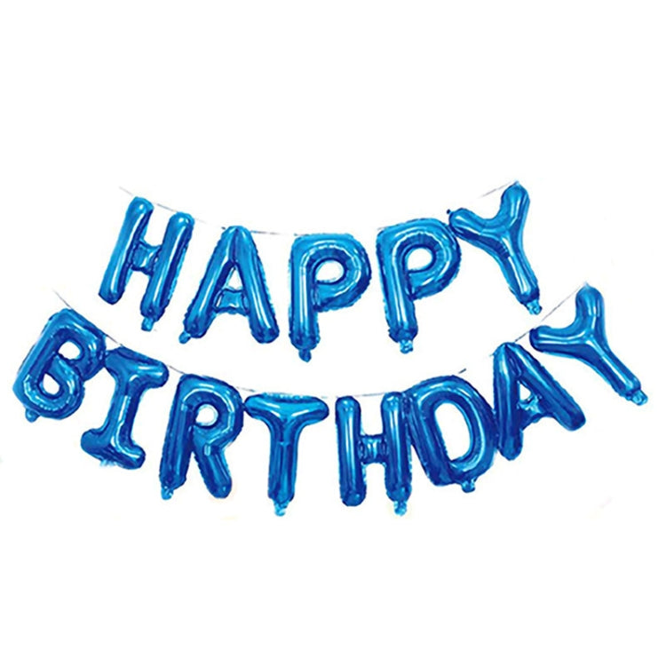 2 PCS 16 pollici Happy Birthday Letter Alluminio Film Palloncino Decorazione festa di compleanno Specifica: