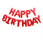 2 PCS 16 pollici Happy Birthday Letter Alluminio Film Palloncino Decorazione festa di compleanno Specifica: