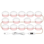 Lampada da trucco a LED Specchio frontale Beauty Fill Light Hand Sweep Sensation Lamp, 2 Bulbs, 6 Bulbs, 10 Bulbs, 14 Bulbs
