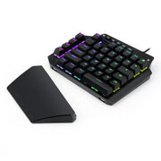K700 44 tasti Tastiera RGB luminosa commutabile Axis Gaming a una mano, lunghezza cavo: 1 m