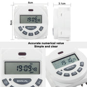 L701 Interruttore di temporizzazione dell'alimentazione elettrica di commutazione del controllo del tempo del microcomputer di temporizzazione piccolo, 220V, 12V, 24V, 110V