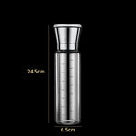 304 in acciaio inox sale marino macinapepe macinatore di pepe caffè manuale bottiglia di macinazione, 2 PCS 200ml, 270ml, 450ml