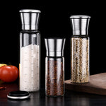 304 in acciaio inox sale marino macinapepe macinatore di pepe caffè manuale bottiglia di macinazione, 2 PCS 200ml, 270ml, 450ml