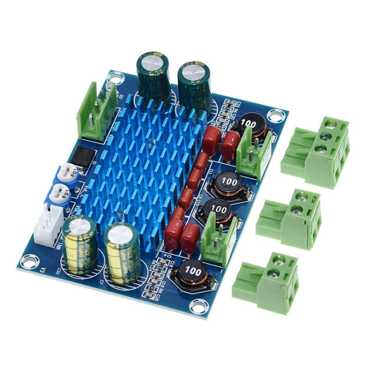 HW-447 TPA3116D2 High Power Digital Power Amplifier Board Dedicated Chassis Plug-in Output 5-28V 120W