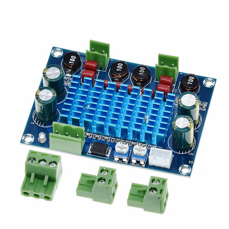 HW-447 TPA3116D2 High Power Digital Power Amplifier Board Dedicated Chassis Plug-in Output 5-28V 120W