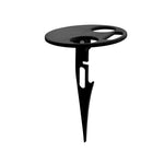 Tavolo da vino pieghevole portatile da esterno Tavolo da spiaggia all'aperto, Black, Double Layer Wood Color, Double Layer Black