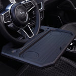 Volante multiuso per auto Tavolo da gioco Staffa per computer per auto Staffa per schienale per sedia Scaffale per tavolino, Upgrade Black, Upgrade Gray