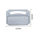 Volante multiuso per auto Tavolo da gioco Staffa per computer per auto Staffa per schienale per sedia Scaffale per tavolino, Upgrade Black, Upgrade Gray