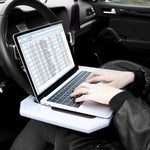 Volante multiuso per auto Tavolo da gioco Staffa per computer per auto Staffa per schienale per sedia Scaffale per tavolino, Upgrade Black, Upgrade Gray