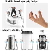 SHUNWEI SD-1038 Portabicchieri per acqua a doppio foro per auto Porta boccetta per vuoto Cola Uno per due portabevande, SD-1038