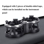 SHUNWEI SD-1038 Portabicchieri per acqua a doppio foro per auto Porta boccetta per vuoto Cola Uno per due portabevande, SD-1038