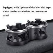 SHUNWEI SD-1038 Portabicchieri per acqua a doppio foro per auto Porta boccetta per vuoto Cola Uno per due portabevande, SD-1038