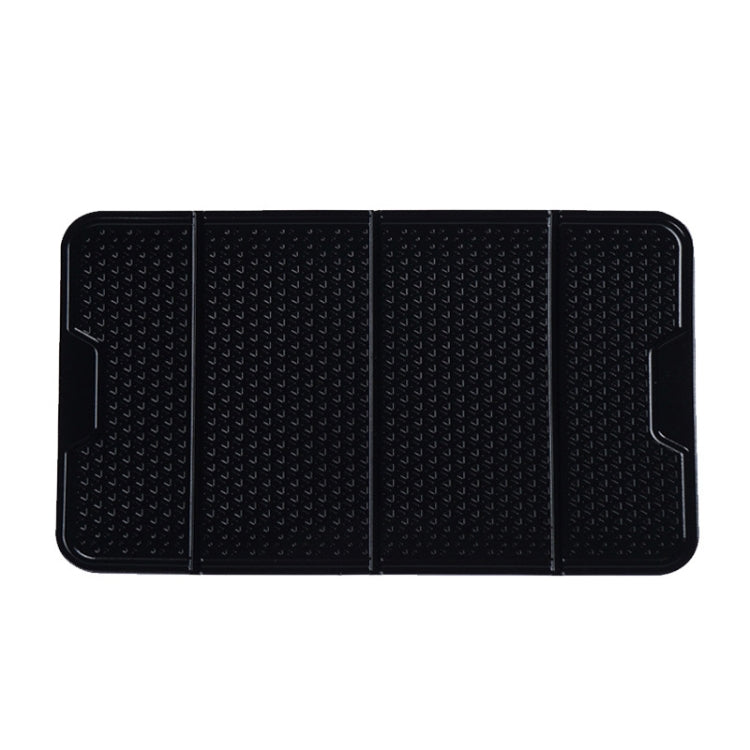 2 PCS R-1337 Staffa pieghevole multifunzionale Car Center Console Staffa adesiva Telefono cellulare Tappetino antiscivolo Tappetino portaoggetti, R-1337