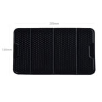 2 PCS R-1337 Staffa pieghevole multifunzionale Car Center Console Staffa adesiva Telefono cellulare Tappetino antiscivolo Tappetino portaoggetti, R-1337