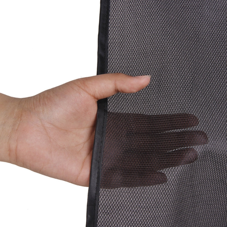 Tenda parasole per auto con tipo di aspirazione magnetica in filato netto da 4 pezzi, Front Row Arc, Back Row Square, Thick Front Row Arc, Thick Back Row Square