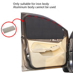 Tenda parasole per auto con tipo di aspirazione magnetica in filato netto da 4 pezzi, Front Row Arc, Back Row Square, Thick Front Row Arc, Thick Back Row Square
