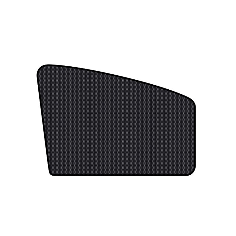 Tenda parasole per auto con tipo di aspirazione magnetica in filato netto da 4 pezzi, Front Row Arc, Back Row Square, Thick Front Row Arc, Thick Back Row Square