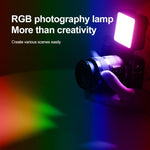 N69 2500-9000K + RGB Luce di riempimento della fotocamera Piccola luce per fotografia a colori Luce notturna portatile portatile Luce tascabile a LED, N69