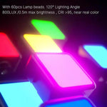 N69 2500-9000K + RGB Luce di riempimento della fotocamera Piccola luce per fotografia a colori Luce notturna portatile portatile Luce tascabile a LED, N69