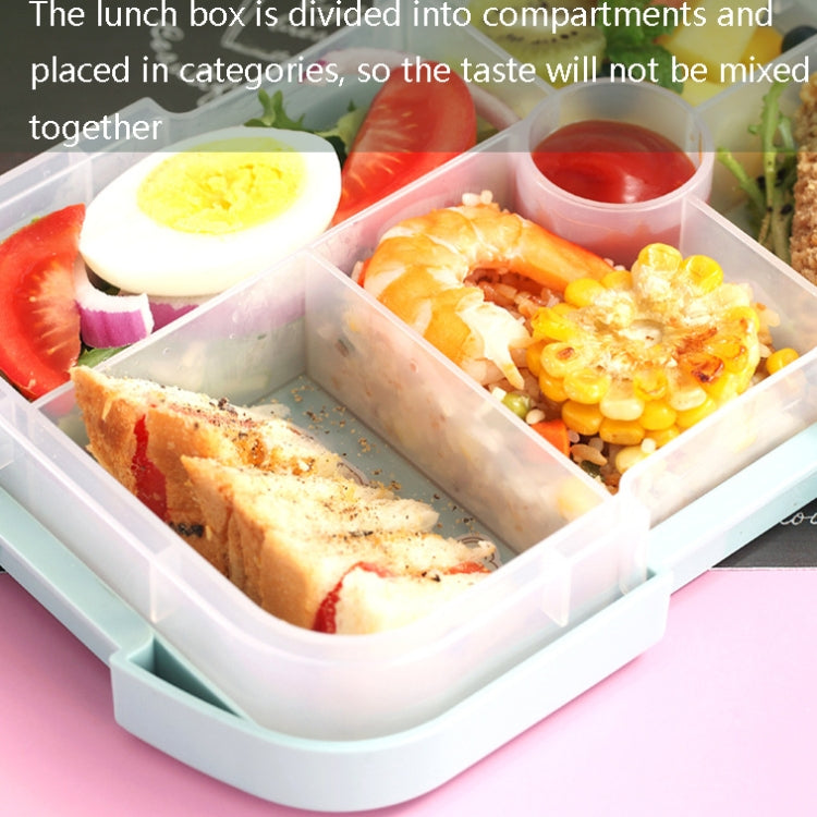 XINGCHENG XC-451 Scatola da pranzo per studenti a microonde Scomparto in plastica Scatola da pranzo portatile