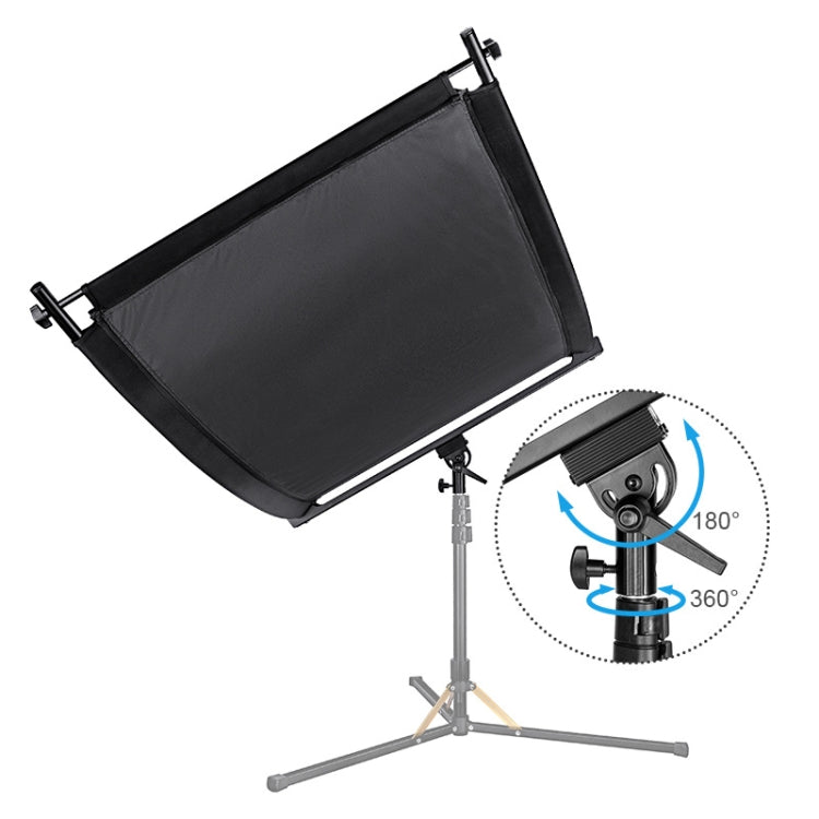 FOMITO Pannello riflettente curvo per studio fotografico a forma di U 4 in 1 Pannello riflettente bianco argento oro, U-Shaped 4 in 1