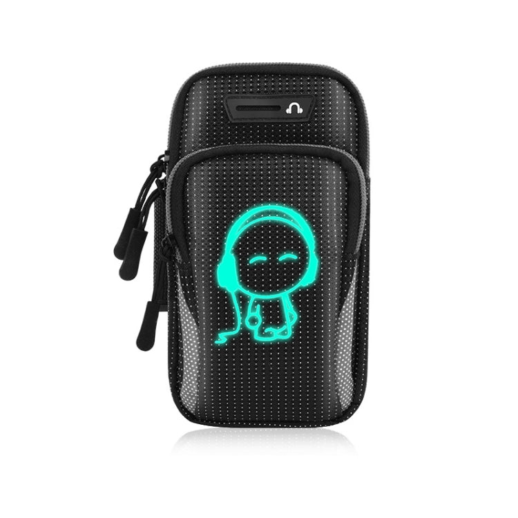 2 PCS Running Borsa da braccio per telefono cellulare Borsa da polso sportiva universale per telefoni cellulari entro 6 pollici, Black, Black Doll, Gray, Gray Doll, Green, Green Doll, Pink, Pink Doll, Red, Red Doll, Blue, Blue Doll