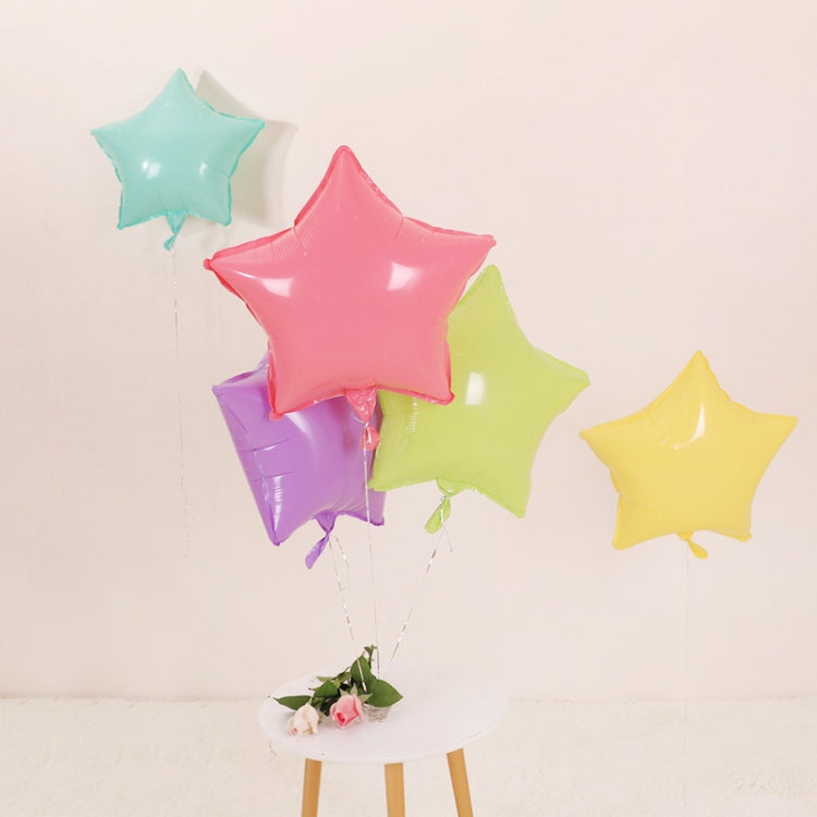 20 pezzi Macaron Palloncini in pellicola di alluminio Forniture per feste di matrimonio di compleanno Consegna a colori in stile casuale, Macaron Aluminum Film Balloons