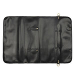 WESSLECO Chef Knife Storage Bag Borsa porta coltelli portatile, Portable Roll Black, WESSLECO Brown