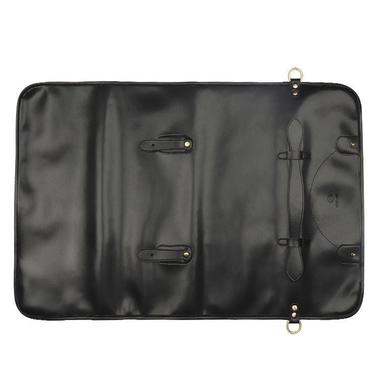WESSLECO Chef Knife Storage Bag Borsa porta coltelli portatile, Portable Roll Black, WESSLECO Brown