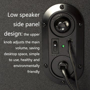 EDIFIER R101V Mini subwoofer audio domestico per laptop, spina americana, R101V Black