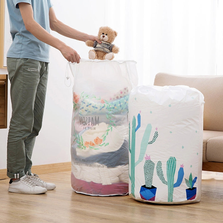 Borsa da imballaggio per trapunta impermeabile a prova di umidità per uso domestico di grande capacità, Striped Deer, Cute Beer, Cactus, Garlands